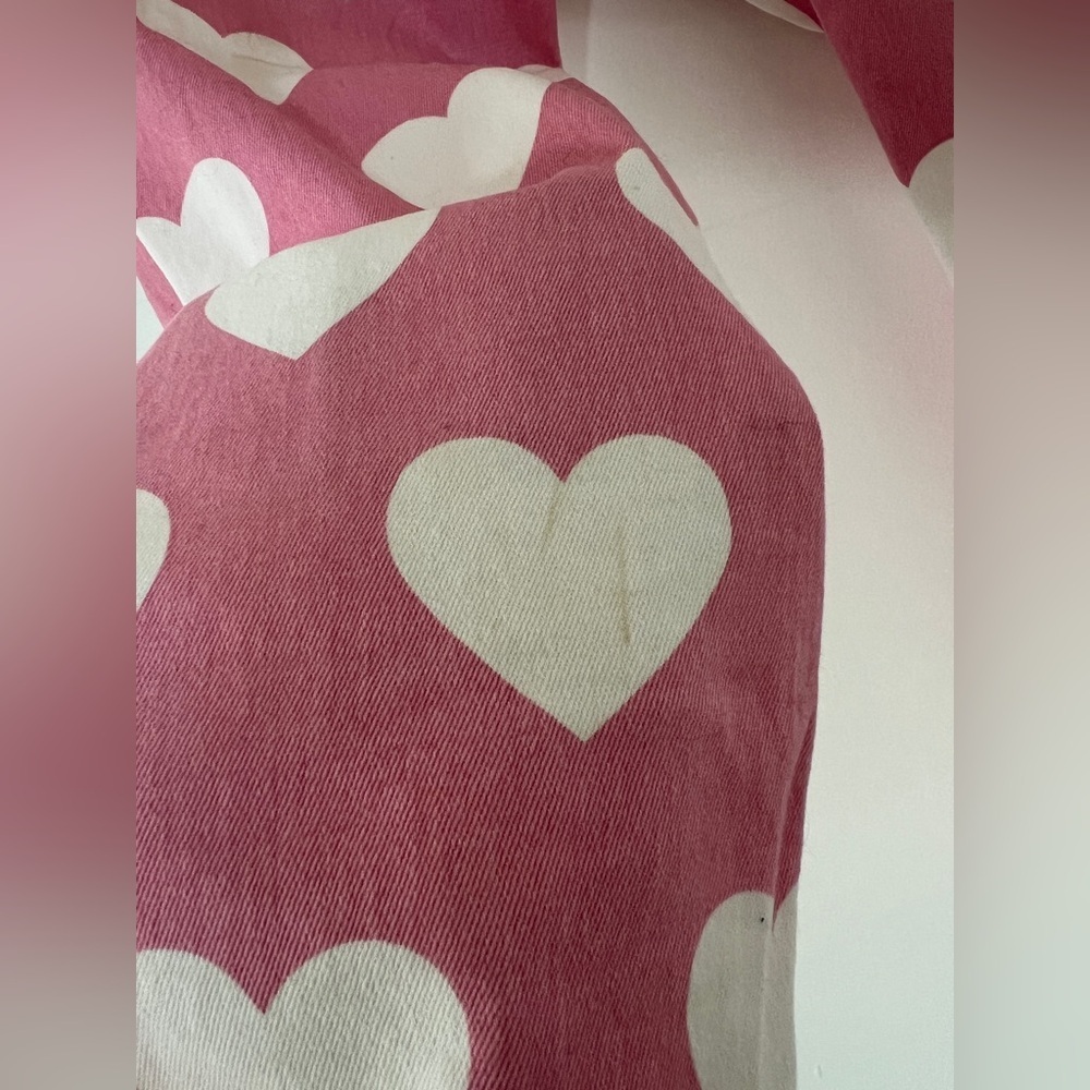 Lazy Oaf Pink Heart Jeans 24 some marks * - Picture 7 of 7